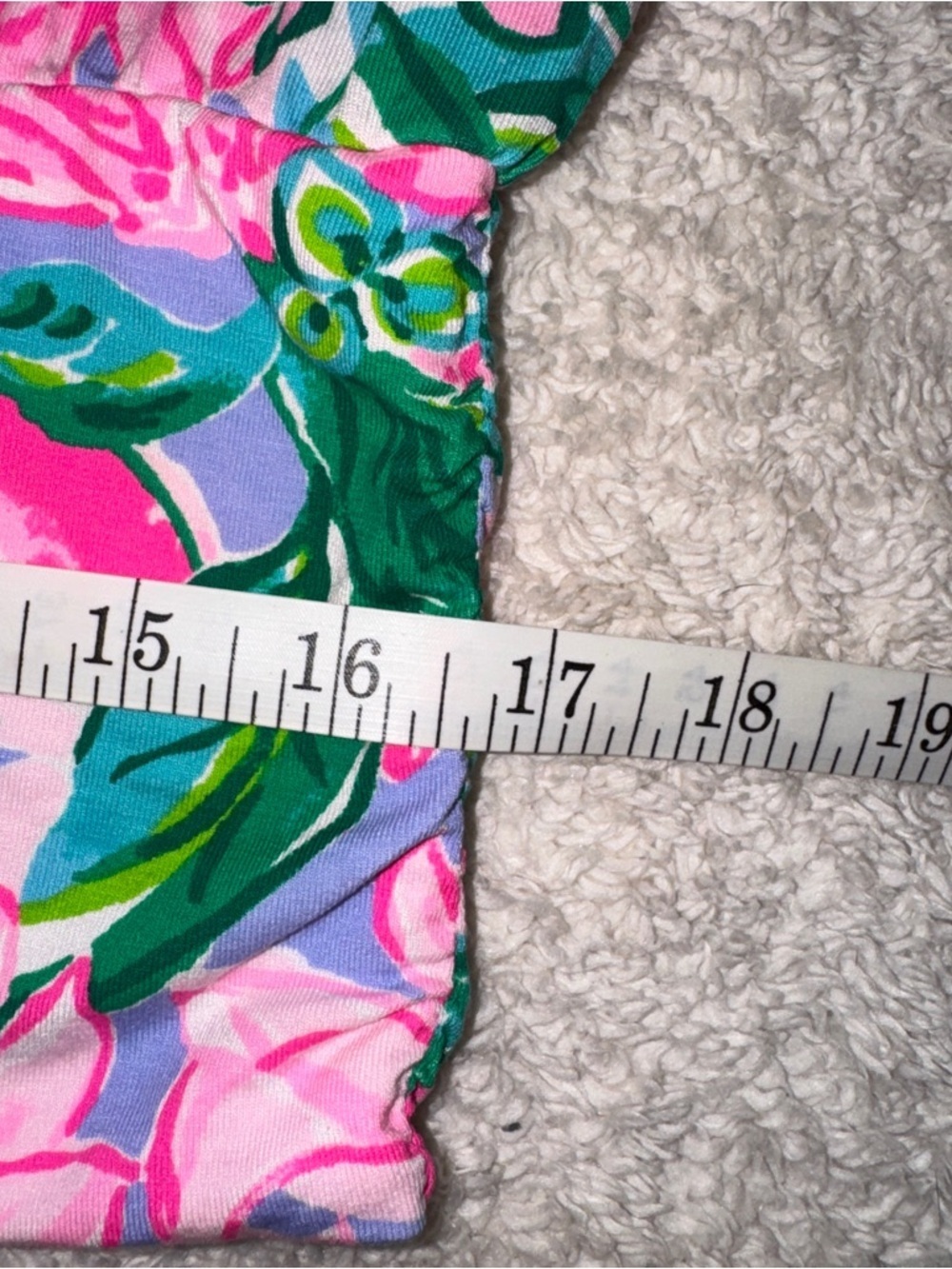 Lilly Pulitzer Bowen Pink Floral Halter with Gold Chain Straps - Picture 5 of 8